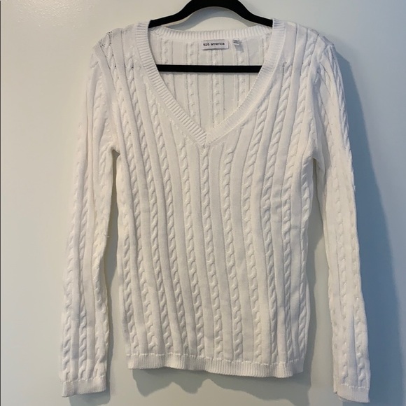 525 america Sweaters - 535 America white cable knit sweater